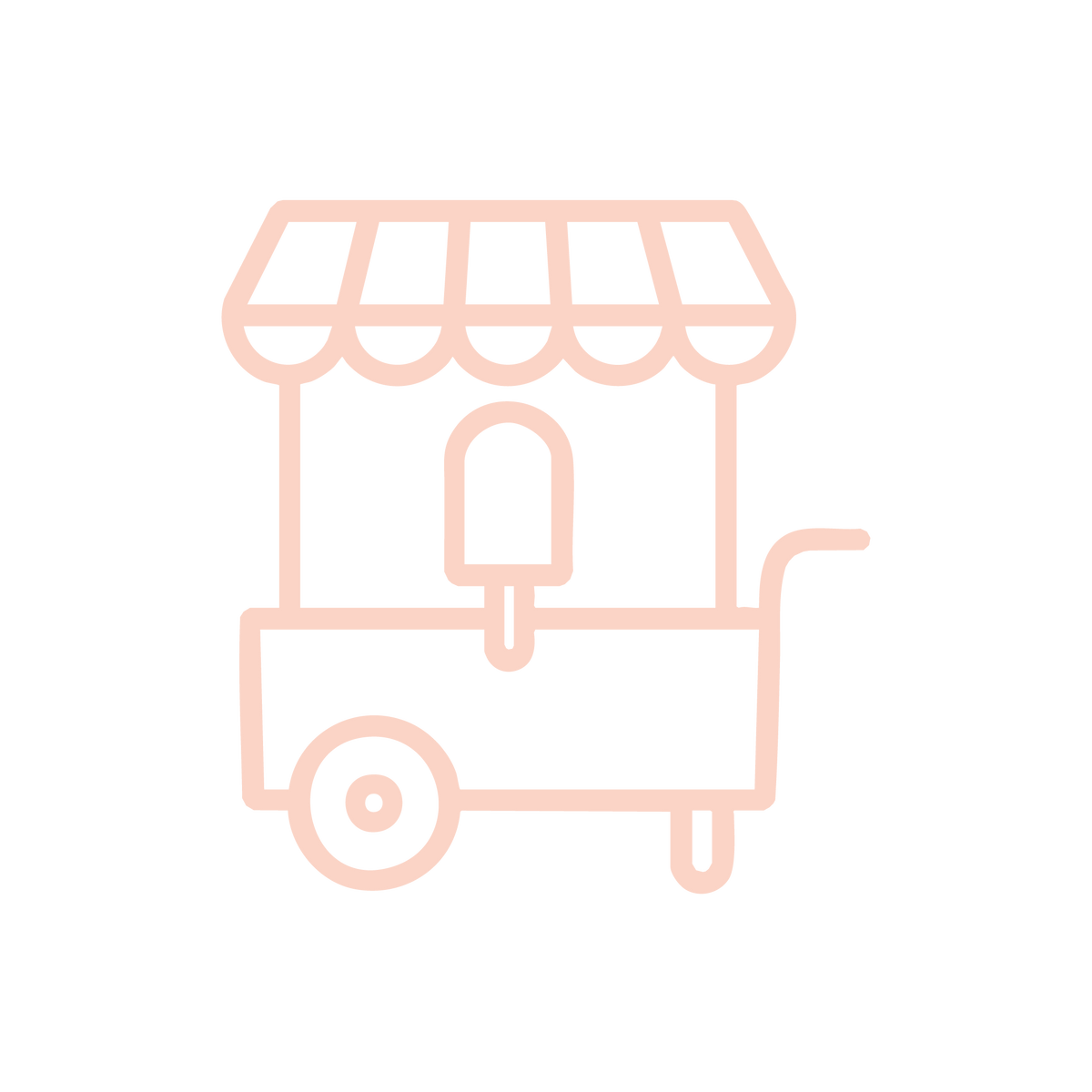 Clark Candies Cool Pops cart